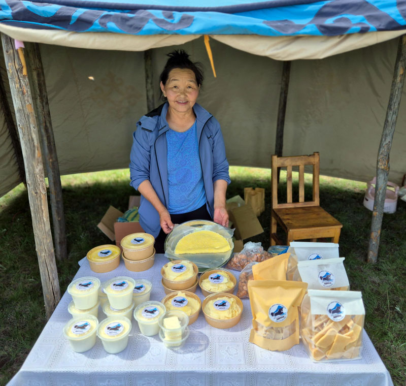 Frivillige mejerister i Mongoliet